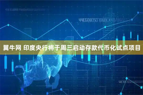 翼牛网 印度央行将于周三启动存款代币化试点项目