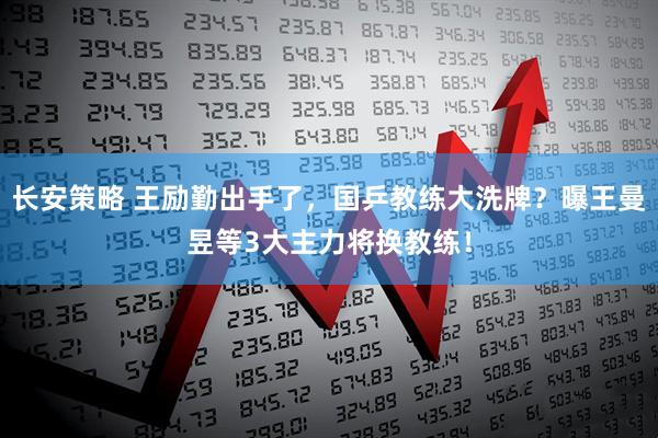 长安策略 王励勤出手了，国乒教练大洗牌？曝王曼昱等3大主力将换教练！